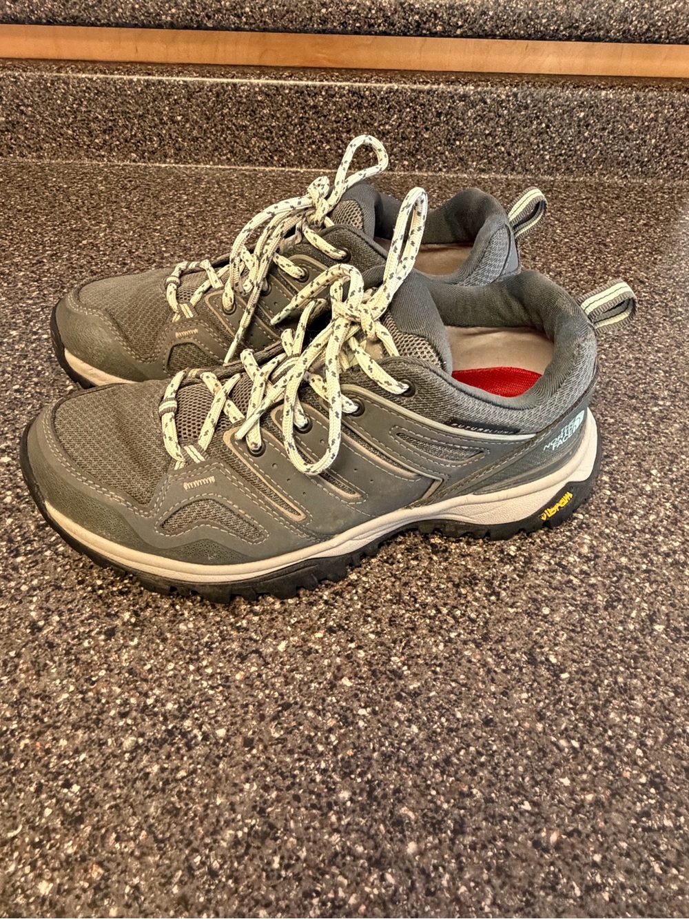 Women’s The North Face Gray/ Blue Athletic Trail Shoe